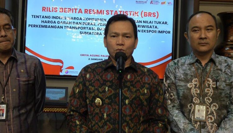 Sumatera Selatan mengalami inflasi secara tahunan (yoy) pada 2024 sebesar 1,20 persen.