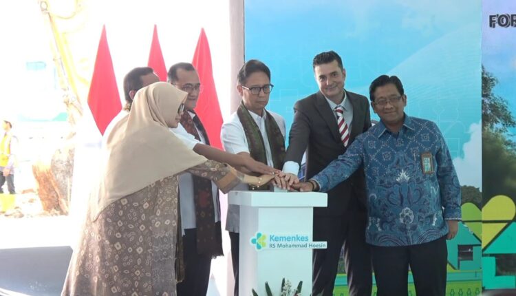 Peresmian pembangunan Gedung Onkologi atau Gedung Layanan Kanker Terpadu di RSMH Palembang. (Foto: Tia)