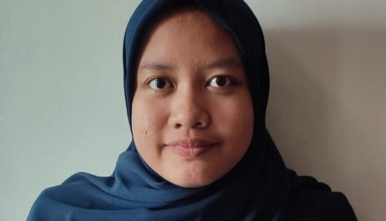 Foto Indah saat belum ditemukan.