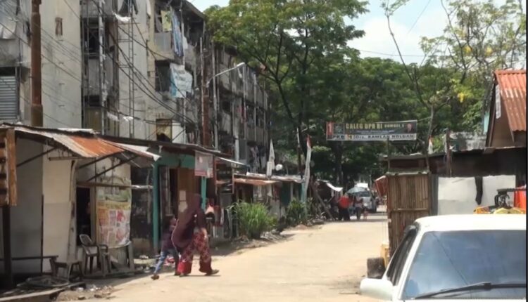 Kawasan Rumah Susun 26 Ilir Palembang. (Foto: Tia)