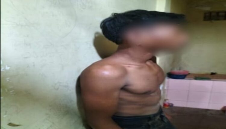 Pelaku saat diamankan. (Foto: Dokumen Polisi)