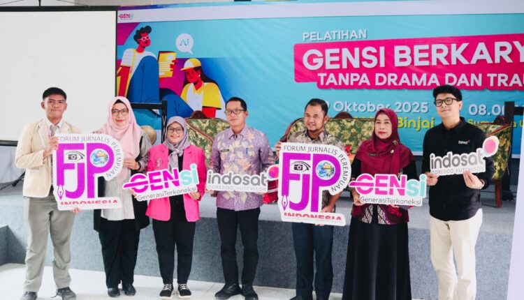 Indosat dan FJPI Sumut dorong literasi digital untuk pelajar perempuan lewat workshop literasi digital GenSi.
