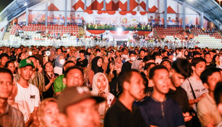 Ribuan atlet dan masyarakat tumpah ruah di acara Opening Porprov XV.