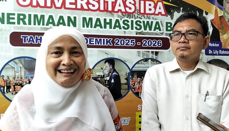Rektor Universitas IBA Palembang, Lily Rahmawati Harahap.