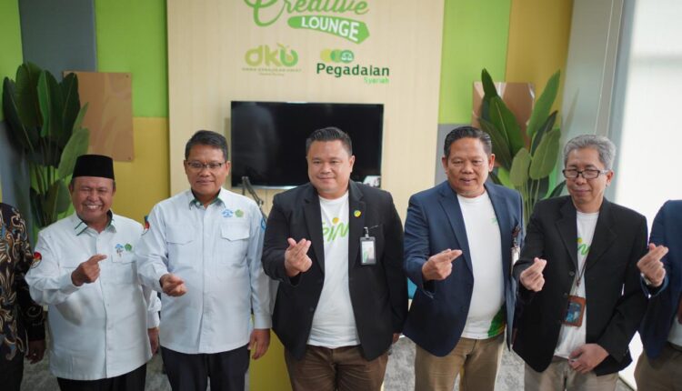 Peresmian The Gade Sharia Creative Lounge di Universitas Islam Negeri (UIN) Raden Fatah Palembang. 