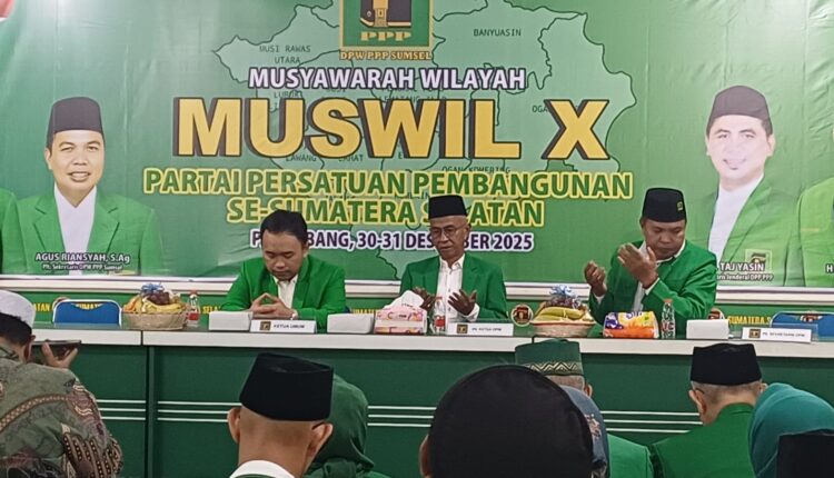 Muswil DPW PPP Sumatera Selatan menuju Pemilu 2029.