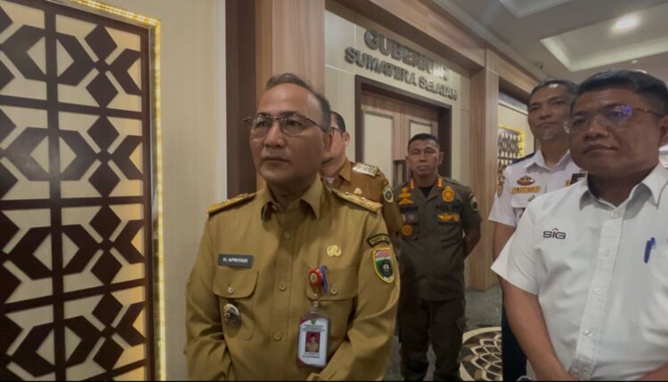 Asisten I Bidang Pemerintahan dan Kesra Pemprov Sumsel, Apriyadi. (Foto: Tia)