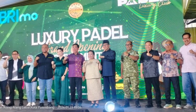 Peresmian Lapangan Padel Baru, Luxury Padel Club di jalan Soekarno Hatta Palembang.