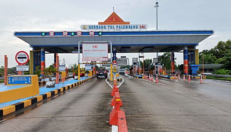 Gerbang Tol Palembang. (Foto: Dokumen HK)