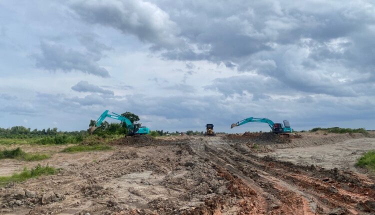 Tambang Ilegal di Desa Sako Banyuasin dihentikan.