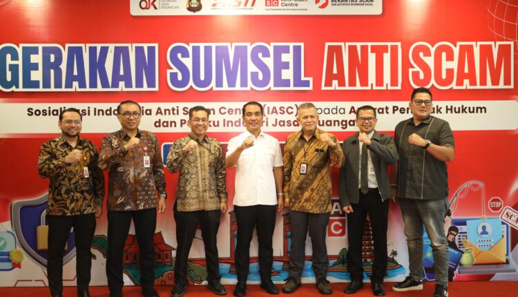 OJK Canangkan Gerakan Sumsel Anti Scam, dan resmikan sosialiasi Indonesia Anti Scam Centre (IASC).