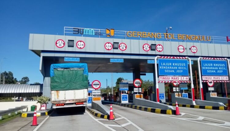 Gerbang Tol Prabumulih. (Foto: Hutama Karya)