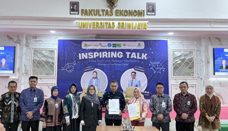 Bank Sumsel Babel ikut hadir sebagai narasumber pada kegiatan Inspiring Talk 2026 di FE Unsri.