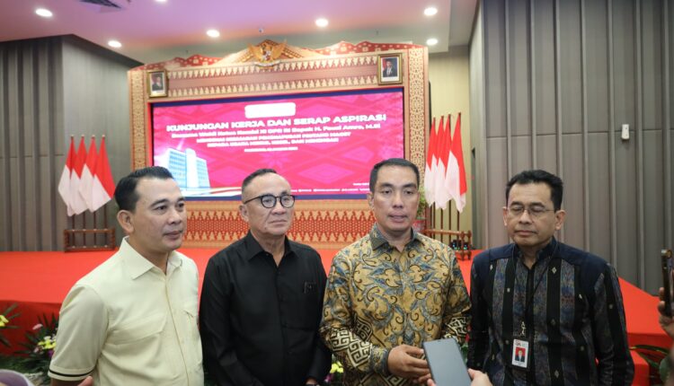 Kunjungan kerja dan serap aspirasi Komisi X DPR RI ke OJK Sumbagsel.