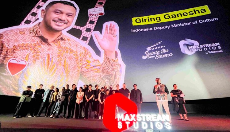 Wakil Menteri Kebudayaan Republik Indonesia, Giring Ganesha, turut hadir memberikan apresiasi dalam screening tiga film pendek yang terpilih dari program SISS.