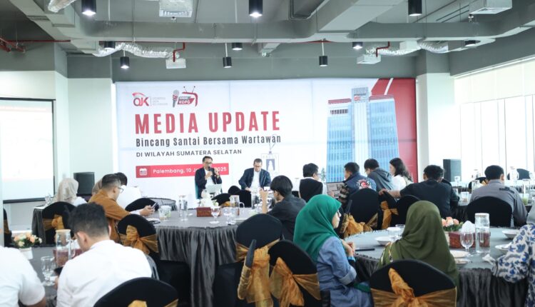 OJK gelar bincang santai bersama media, pada Jumat (10/01/2025l), di Kantor OJK Sumsel.