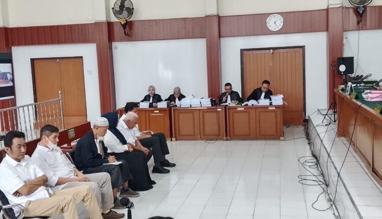 Suasana dipersidangan di PN Tipikor Palembang sesuai dengan tuntutan pidana dari JPU.