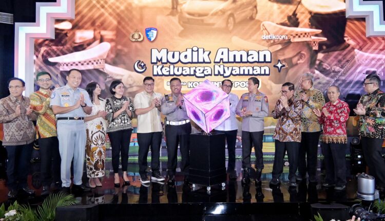 Mudik aman, keluarga nyaman bersama Korlantas POLRI.