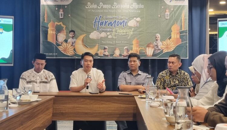 Area Head PGN Palembang Braman Setyoko menyampaikan persiapan jelang Idul Fitri 1446 H, memastikan layanan ke pelanggan tetap optimal PGN Area bentuk Satgas RAFI 2025.