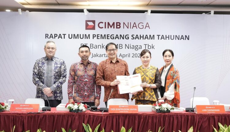 RUPST CIMB Niaga setujui laporan tahunan dan laporan keuangan tahunan konsolidasian tahun buku 2024.