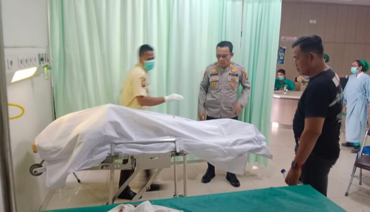 Korban saat dibawa di Rumah Sakit.