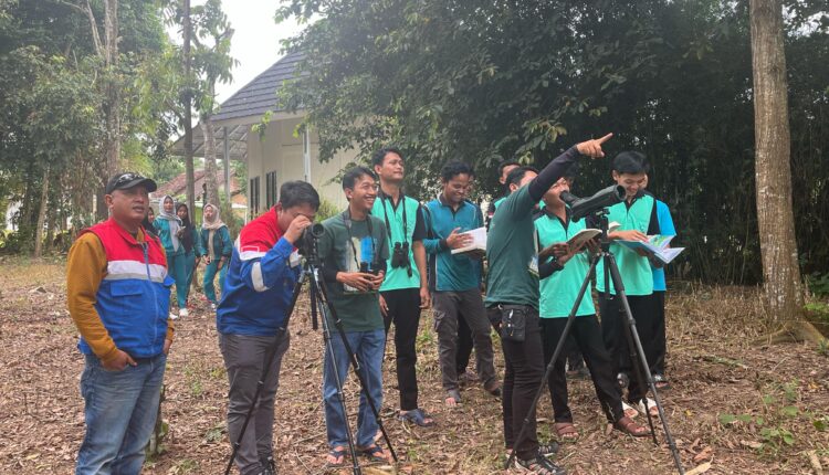 Program konservasi burung Pertamina Patra Niaga Regional Sumbagsel di Desa Penyangga Taman Nasional Way Kambas, Kabupaten Lampung Timur, Provinsi Lampung. 