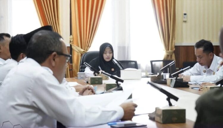 Rapat pembahasan bonus dana produksi panas bumi PT Serd. 