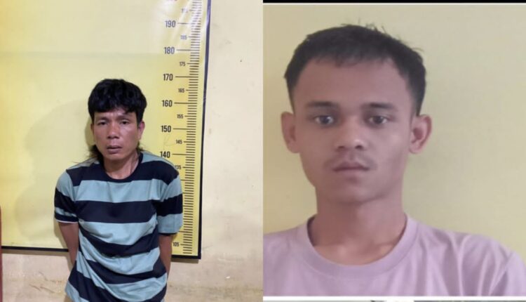 Pelaku curat Efriyanto (kiri) dan pelaku curanmor Arga (kanan) diamankan Polres Pagar Alam. 