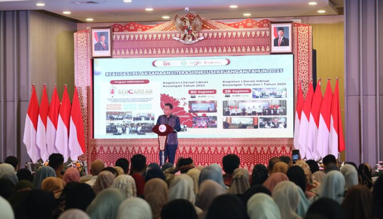 OJK dan Pemprov Sumsel luncurkan 100.000 Sultan Muda melalui Sultan Muda Sumsel Center (SMSC).
