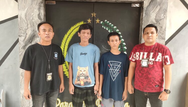 Dua pelaku diamankan Polisi.