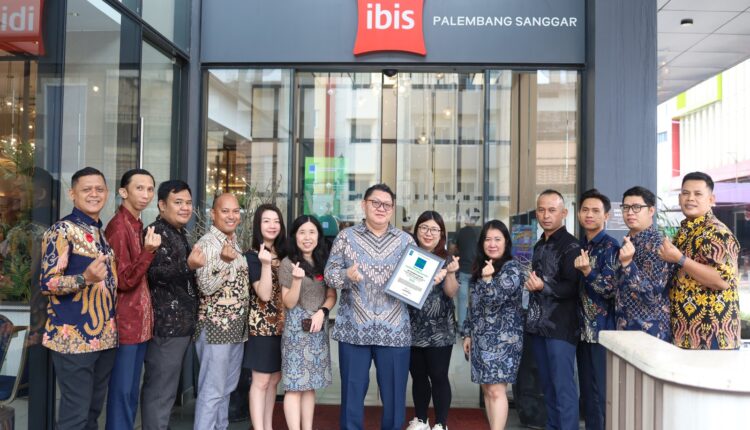Ibis Palembang Sanggar jadi hotel pertama di Palembang yang raih sertifikasi Green Key Internasional.