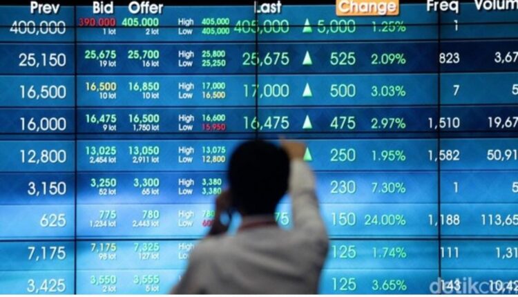 Jumlah investor saham Indonesia mencapai 7 juta investor pada Senin (26/05/2025).