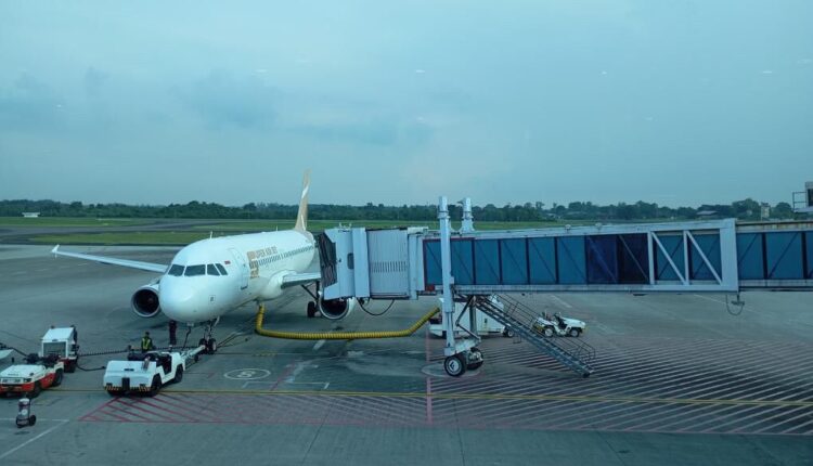 Bandara Internasional Sultan Mahmud Badaruddin (SMB) II Palembang. (Foto: Tia)