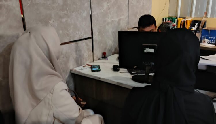 Korban membuat Laporan Polisi