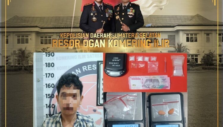 Pelaku berikut barang bukti diamankan Polres OKI.