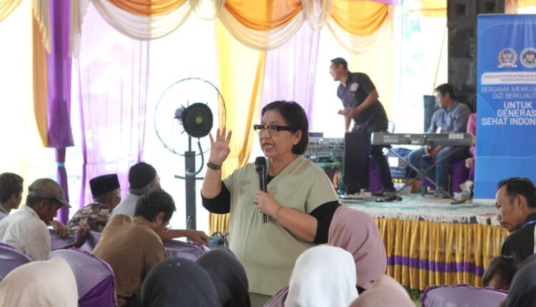 Sosialisasi program Makan Bergizi Gratis (MBG) di Lubuk Raja Kabupaten OKU, Provinsi Sumatera Selatan, pada Rabu, 4 Juni 2025.