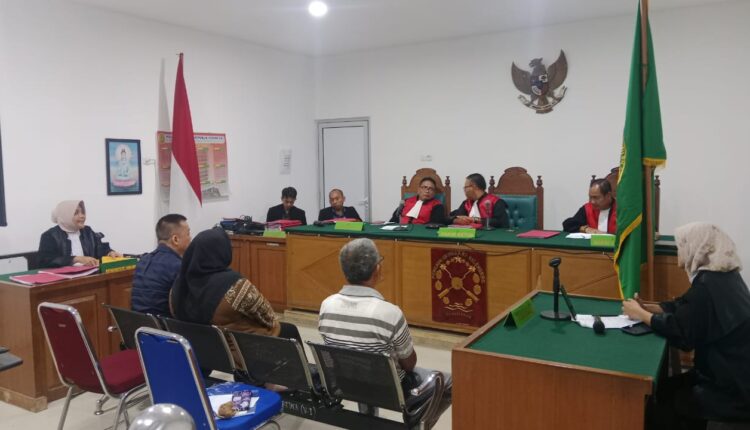 Para saksi dihadirkan di persidangan di PN Palembang.