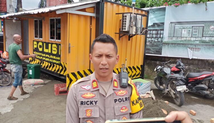 Kapolsek Ilir Barat I Palembang, Kompol Ricky Mozam. 