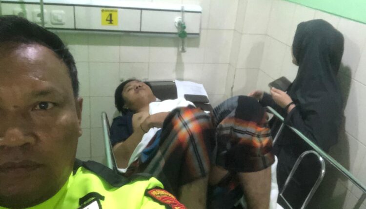 Korban Rahmad di Rumah Sakit.