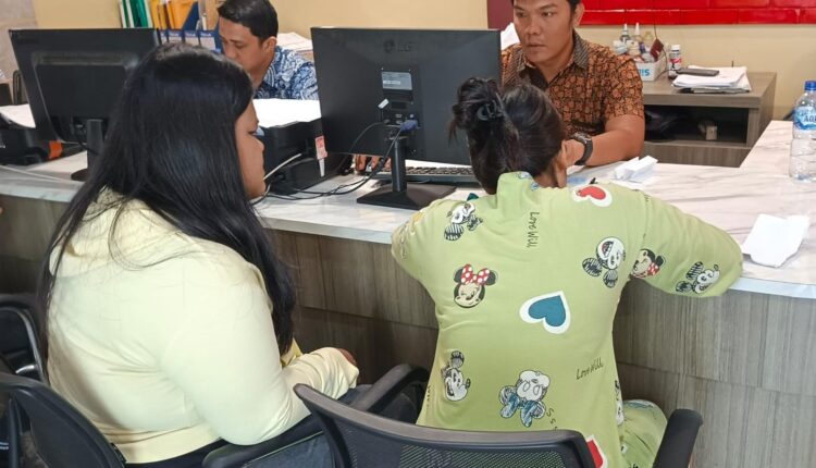 Korban membuat Laporan Polisi.