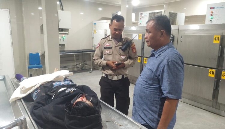 Korban di rumah sakit.