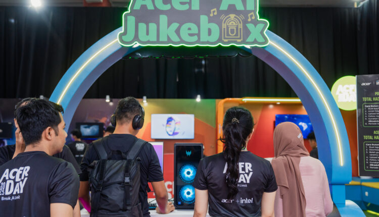 Acer AI Jukebox salah satu aktivitas seru dan menyenangkan yang ada di AI Playground.
