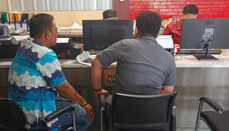 Korban membuat Laporan Polisi.
