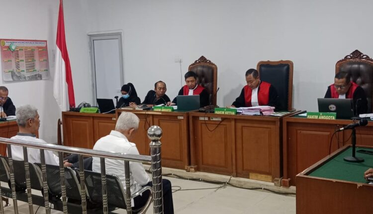 Suasana persidangan di PN Palembang.
