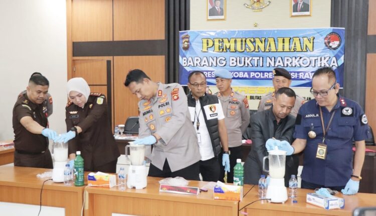 Pemusnahan narkotika.