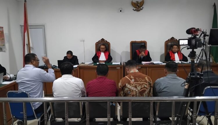 Suasana persidangan kasus dana Pokir OKU.