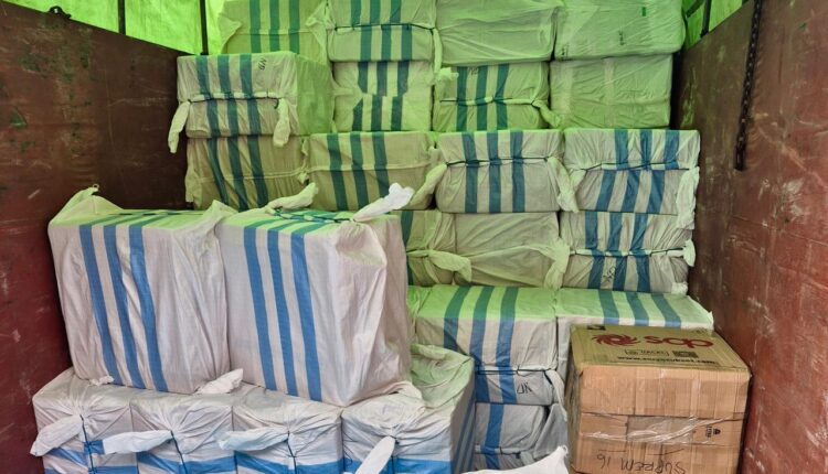 Barang bukti rokok ilegal yang berhasil diamankan Bea Cukai.