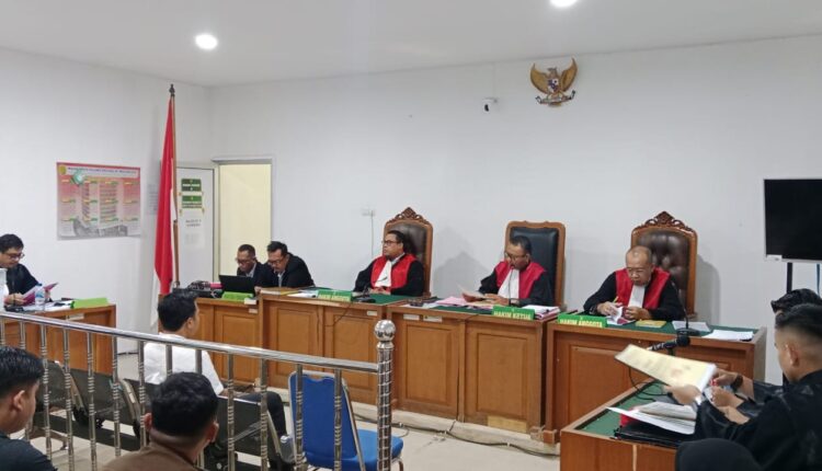 Suasana persidangan di PN Tipikor Palembang.
