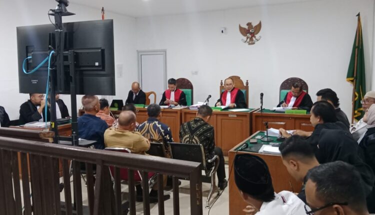 Saat para saksi sampaikan kesaksian dipersidangan.