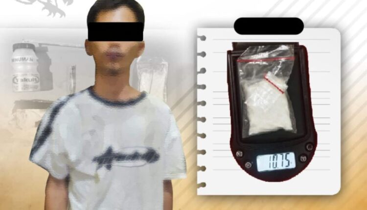Tersangka beserta barang bukti saat diamankan di Polres Musi Rawas. (Foto: Dokumen Polisi)
